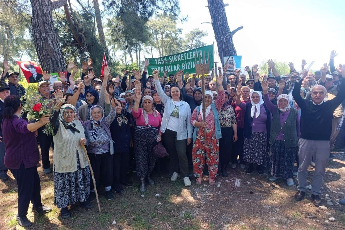 İkizköylülerden Danıştay kararına itiraz: “Toprağımızdan vazgeçmeyeceğiz” haberi